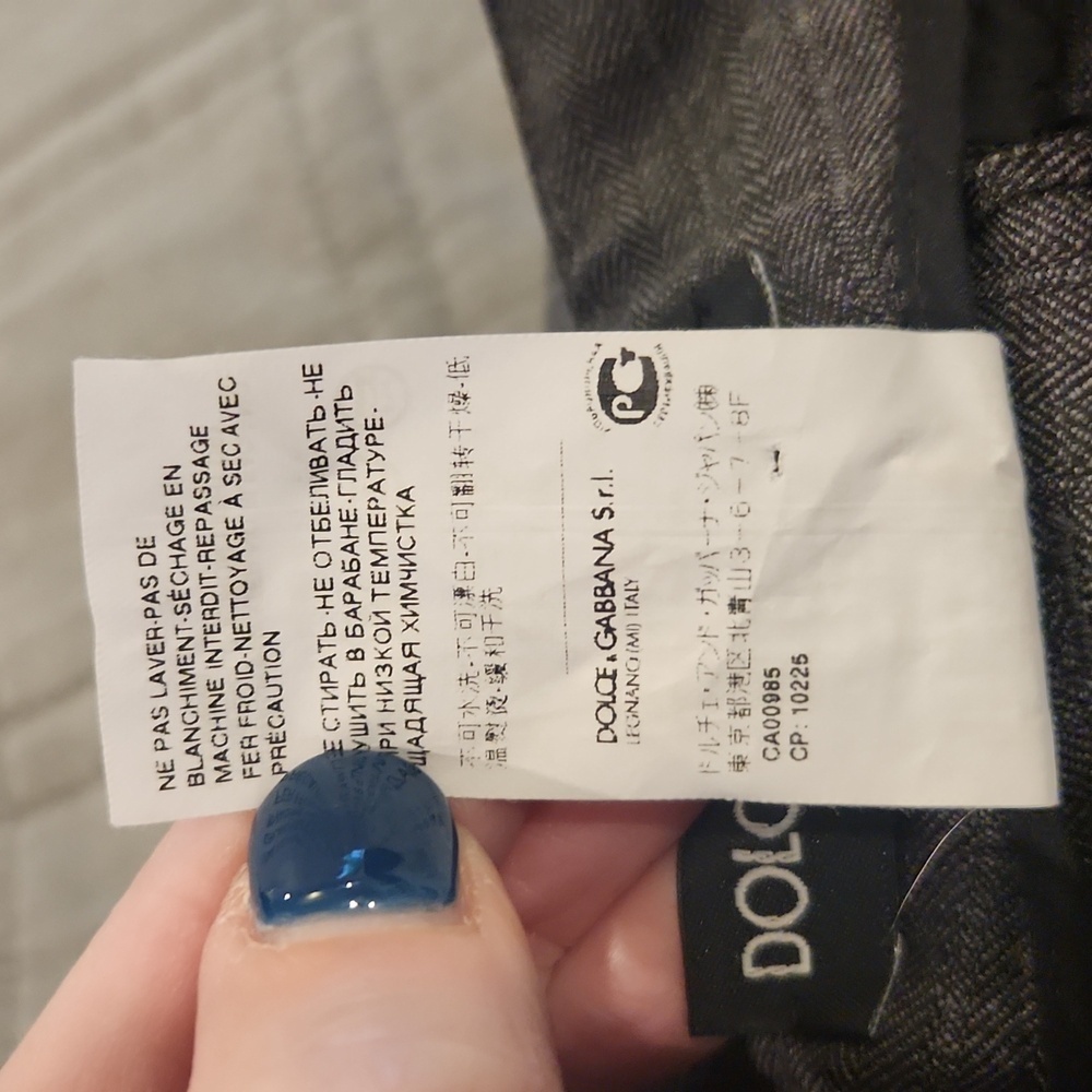 Dolce & Gabbana Gray Women's Pants Size 46 - Picture 6 of 12